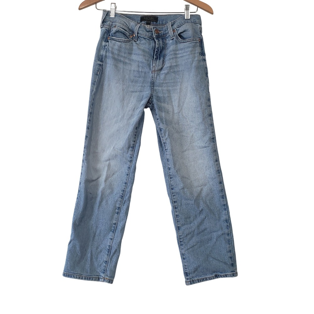 Rachel Rachel Roy Jeans‎ Womens 2/26 Light Blue Straight Leg High Rise Denim